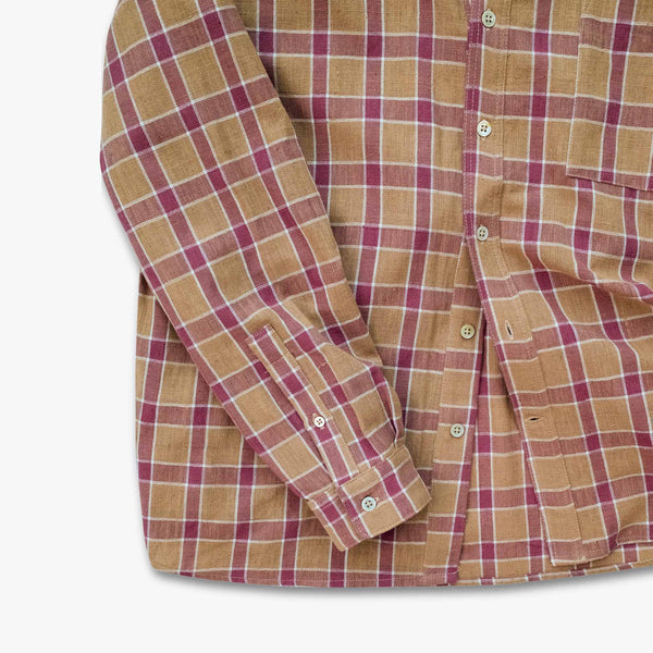 Brown Cotton + Pink Lily